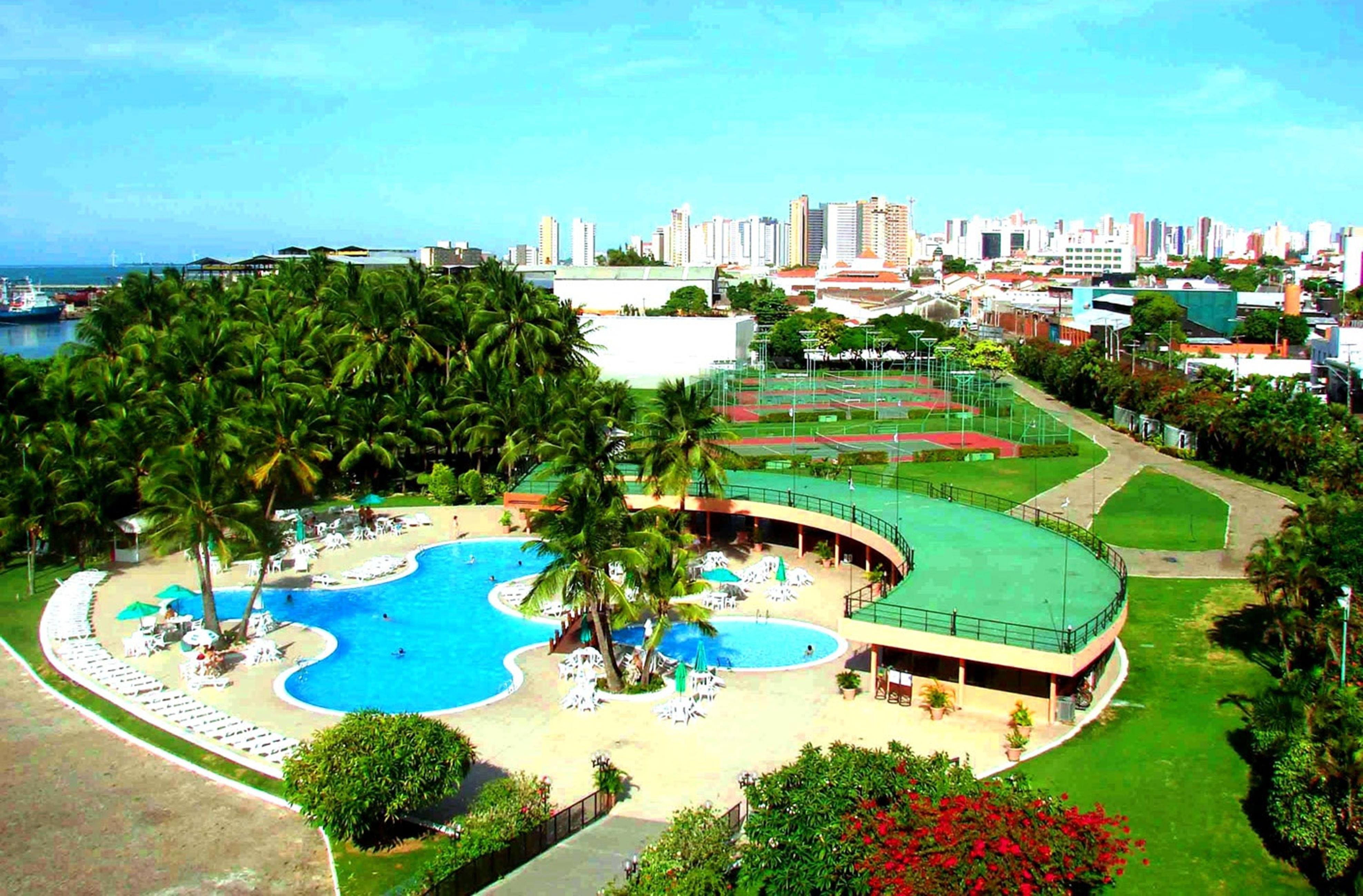 Marina Park Hotel ฟอร์ตาเลซา ภายนอก รูปภาพ Aerial view of the hotel
